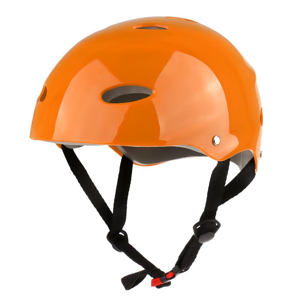 Casco de seguridad para deportes acuáticos talla L naranja