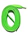 SNORS LACCI COLORATI piatti di spessore STRINGHE COLORATE - NEON VERDE 100cm 39.4" ca. 10mm, STRINGHE PER SCARPE