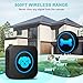 Yoiilifee Dog Doorbell to Go Outside, Smart Wireless Doggie Doorbell for Potty Training,1000 Feet Long Range with IP65 Waterproof Super-Light Touch Button, 60 Melodies & Adjustable Volume (1 Button)