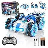 OSIMILY Remote Control Car 4WD with 360° Rotating Drift Stunt Rc Cars | 2.4GHz Remote Control with Cool Headlights,All-Terrain Off-Road Toy for Kids Ages 4-7 8-10 10-13 for Kids
