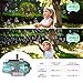Hicober Automatic Bubble Machine for Kids, Portable Professional Bubble Machine for Parties, Bubble Blower Battery Operated Plug-in Bubble Maker with 2 Speed Levels