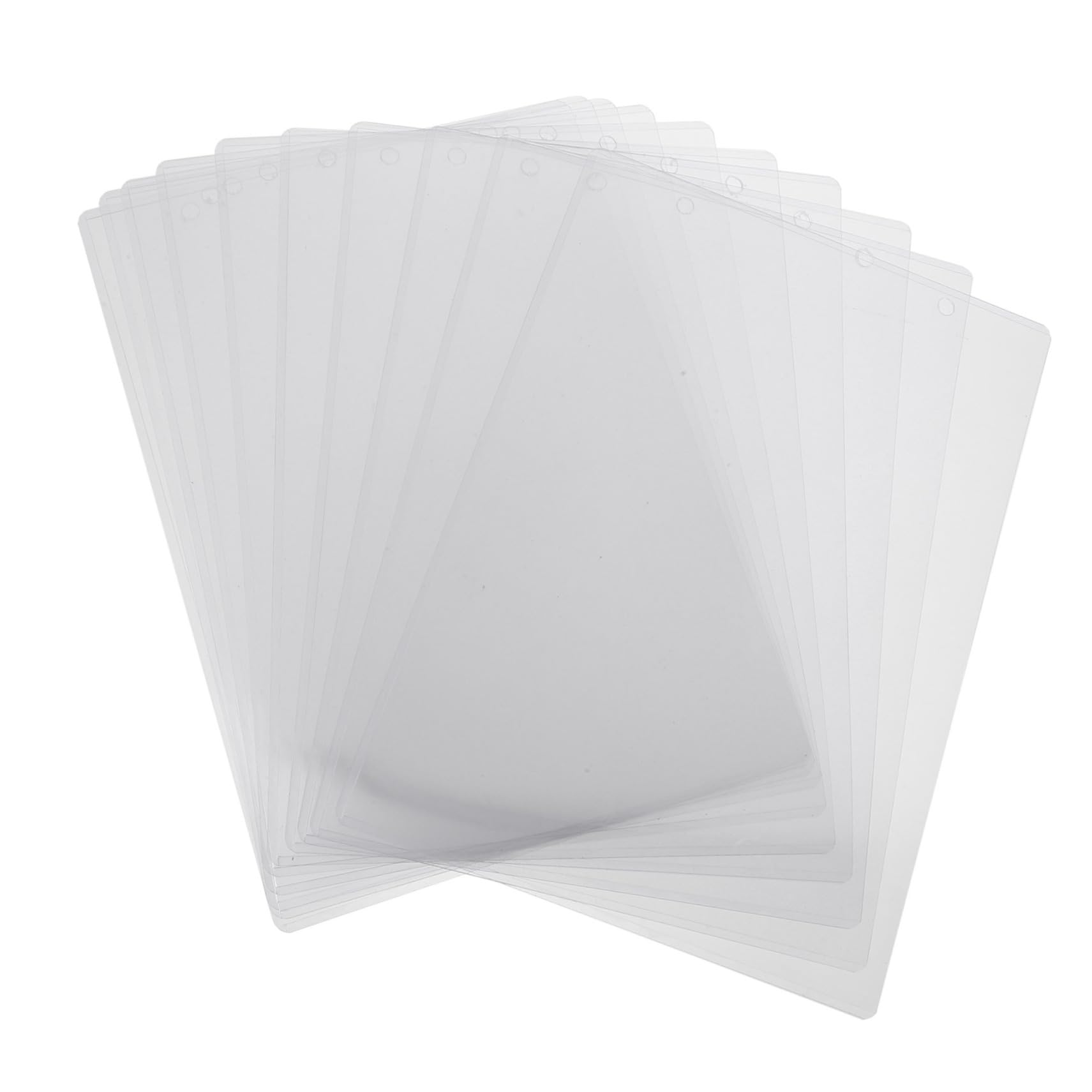 Alipis Dokumentenhüllen 290x213mm 10 Stück aus Abs Transparent A4 mit Aufhängeloch für Preisanzeige im Supermarkt und Festliche Dekoration