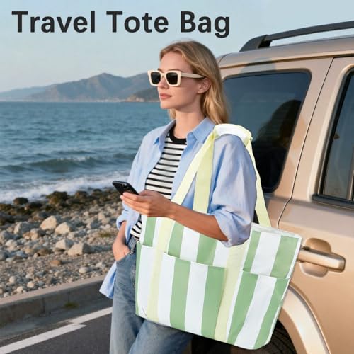 Image of Fammart Large Mesh Beach Bag for Women, Oversized Beach tote Swim Pool Bag