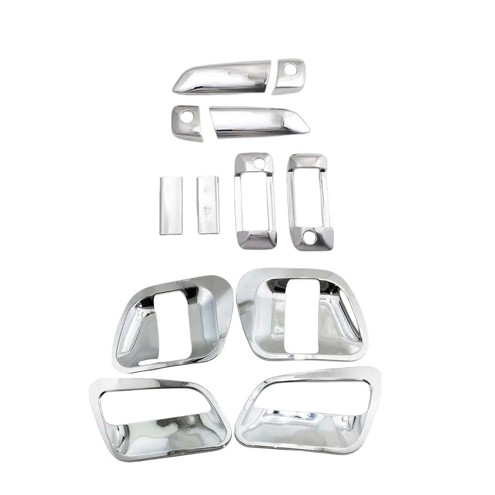 Silber Auto Zubehör Upgrade Dekoration Türgriff Schüssel Abdeckung Trim Für Hiace Für Pendler 2008-2018