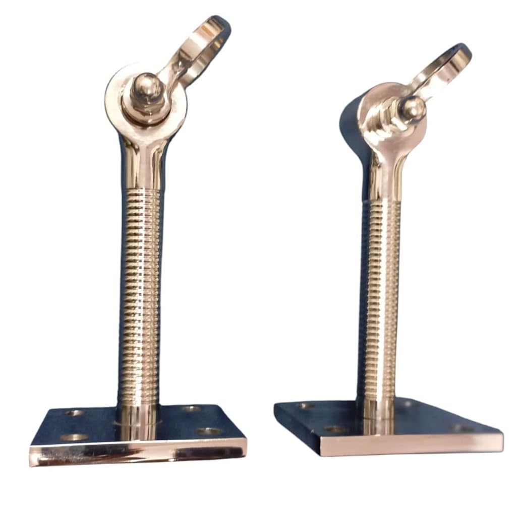 Jhulawala 10 Inch SS Ceiling Hook for Patio JHULA, Swing Punching Bag Superior HI-Grade Quality, KADA for Patio Swing, Hammock Swing 25MM Rod with Weight Capacity of 750KG, (Pack of 2PCS) Heavy Duty 2
