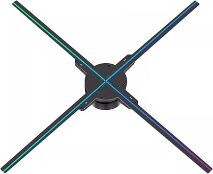 52cm 3D Hologram Fan Projector, HD LED Holographic Player, Advertising Display Machine, WiFi APP Remote Control for Shopping Mall