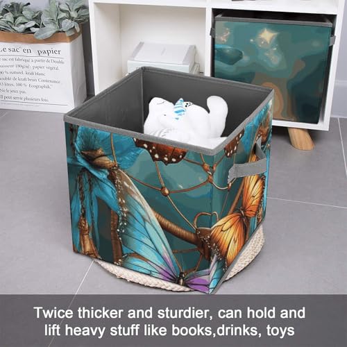 Cube de rangement pliable attrape-rêves pour vêtements et jouets - 4