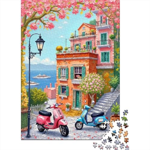 Puzzle de 1000 piezas de jardín italiano, el regalo de relajación ideal para adultos