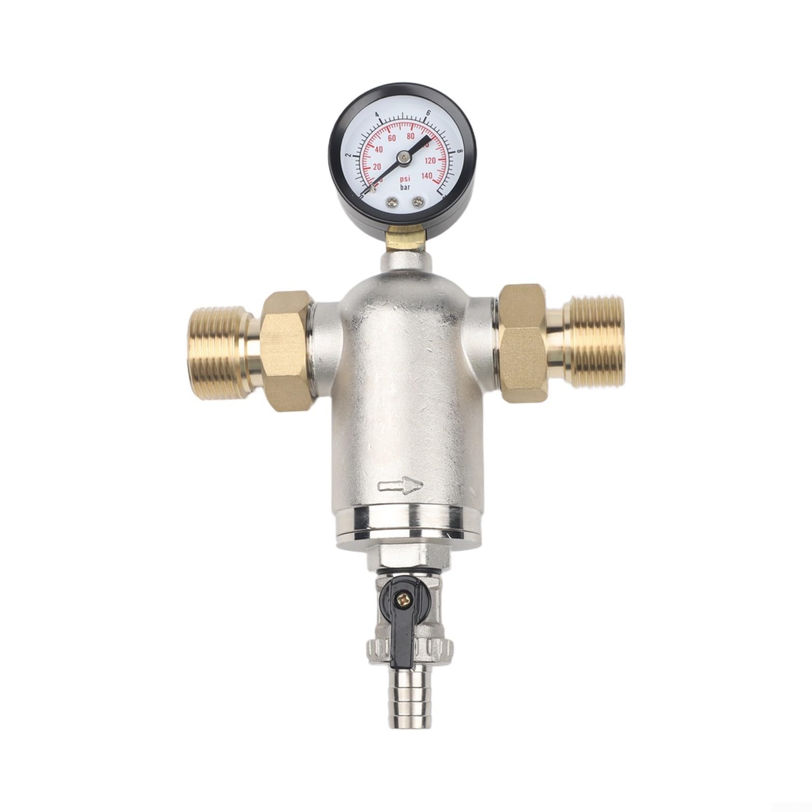 Filtro magnetico per caldaia per riscaldamento a pavimento, addolcitore d'acqua in linea DN15 DN20 DN25 rimozione ruggine connessione filettata (DN25)