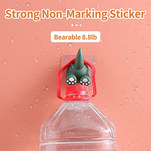 Kid Toothbrush Holder Wall Mounted Cute Cute Animal Tail Toddler Toothbrush Holder For Hanging Bathroom(Cat Purple) #TOP2