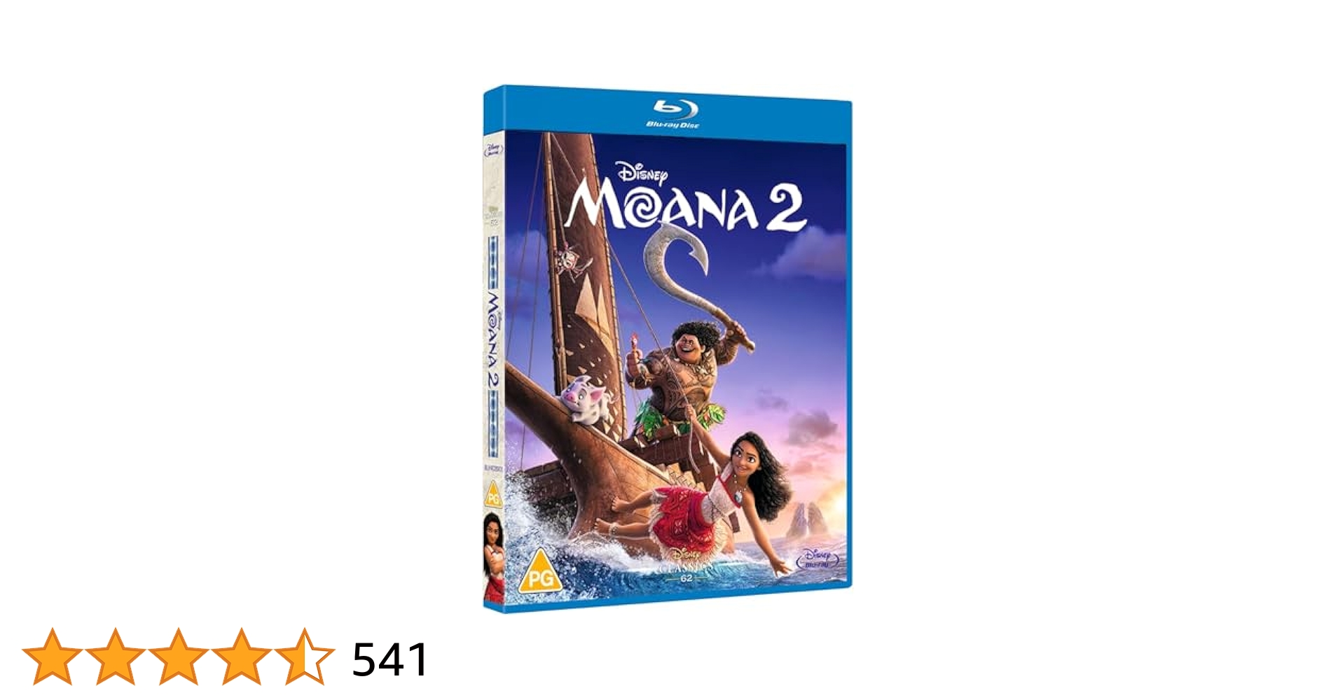 Amazon.com: Moana 2 (2024) [Blu-ray] : Auliʻi Cravalho