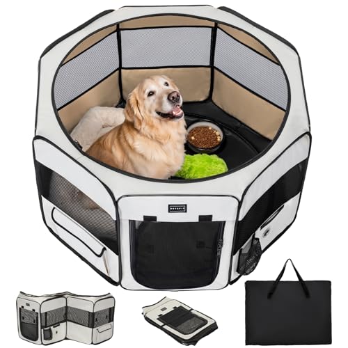 PETSFIT 45.5-Inch Fabric Playpen
