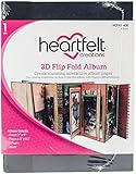 Heartfelt Creations 3D Flip Fold Album - 3D Flip Fold Albums Black