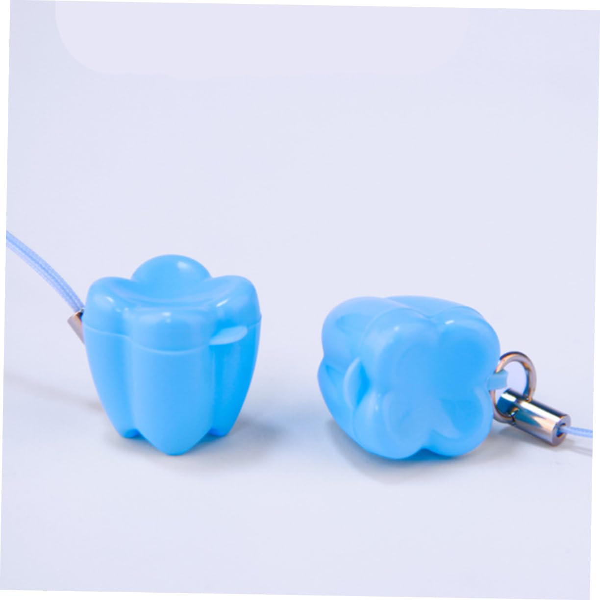 Toddmomy 7Pcs Plastic Teeth Box for Tooth Shape Storage Container Durable Tooth Organizer Mixed Colors for Keepsakes and Childhood Memories