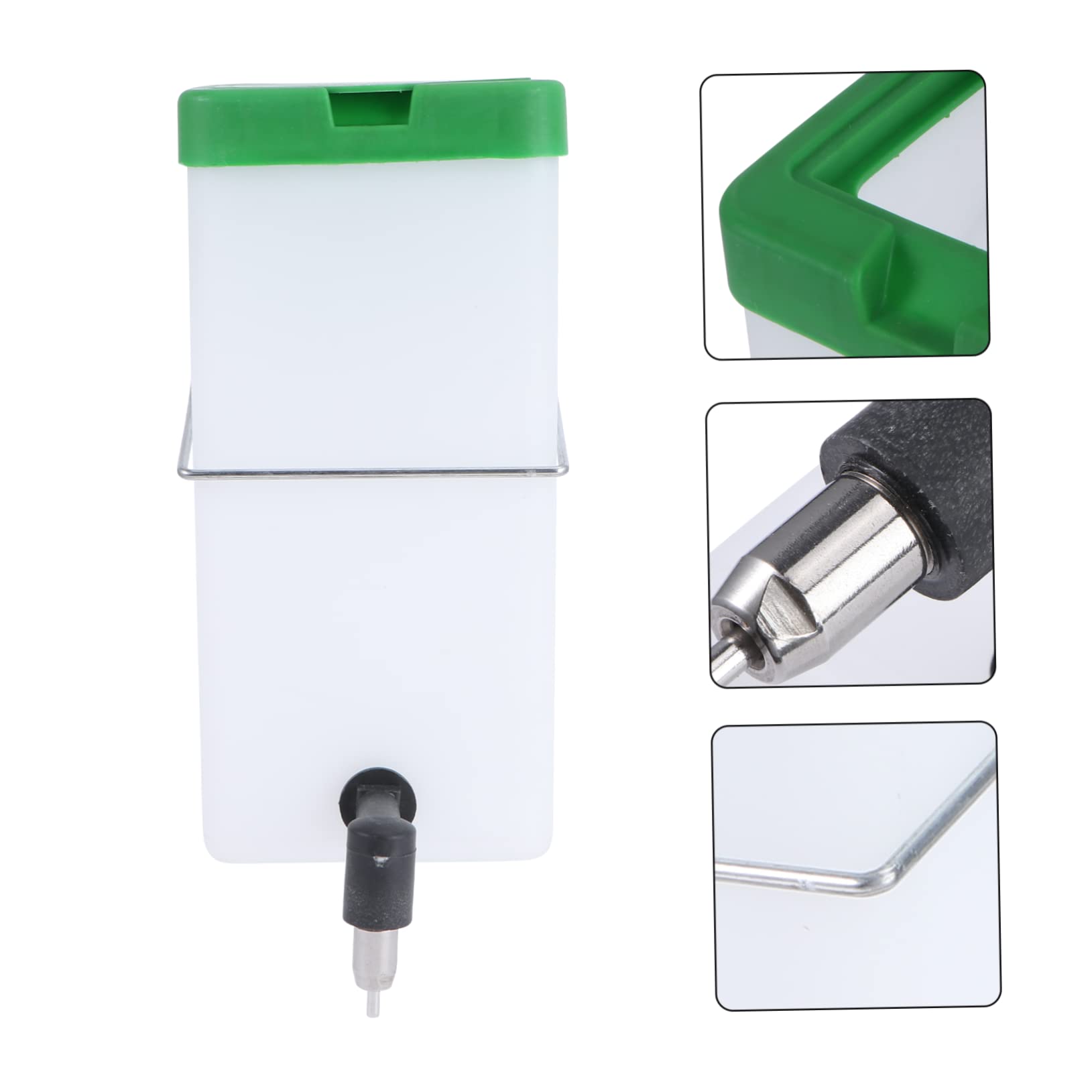 POPETPOP 3piezas Comedero Automático De Agua para Conejos Bebedero De Plástico Fuente De Agua para Jaula Diseño Sin Goteo y De Limpiar para Conejos y Animales