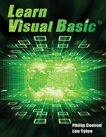 Amazon.fr - Learn Visual Basic: A Step-By-Step Programming Tutorial ...