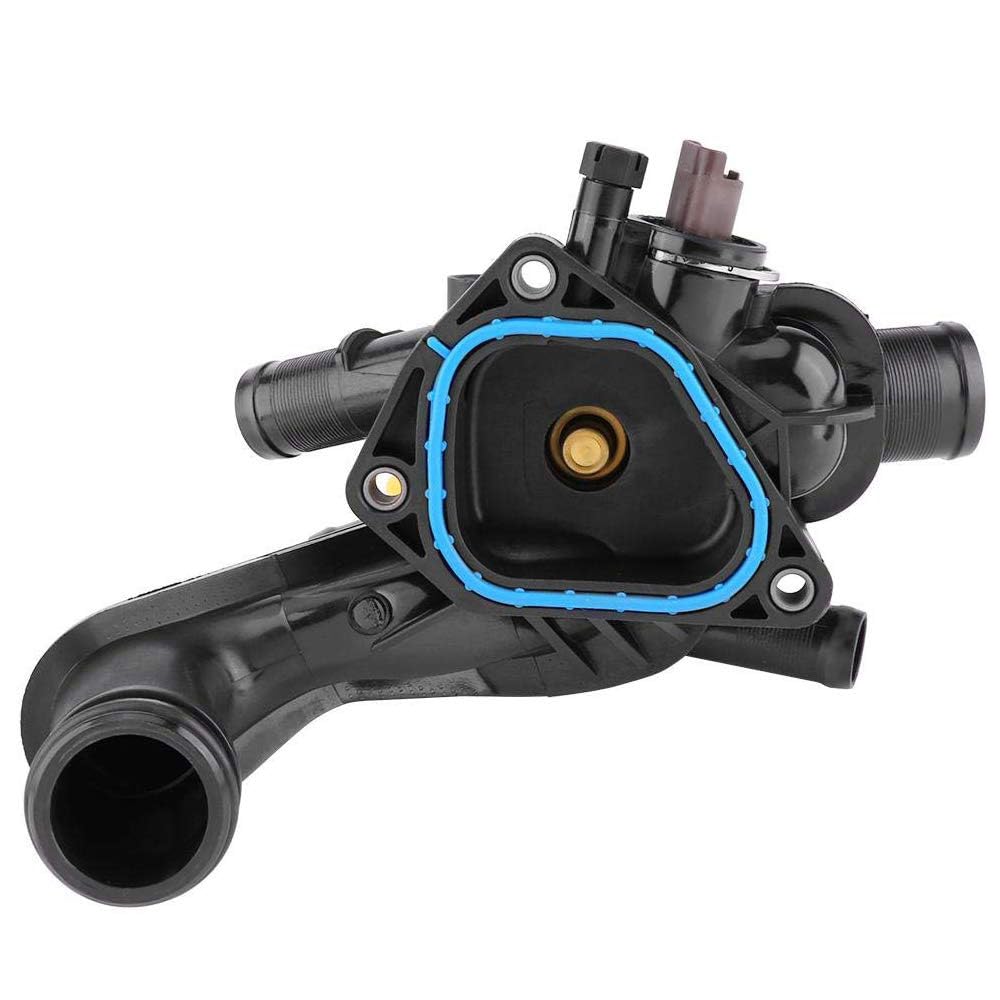 Obudowa termostatu płynu chłodzącego (termostat + zespół obudowy) 9808646980 V764558080 do Mini R56 R55 i Peugeot 207 208 308 508 2008 3008 1.4 1.6 16Vti