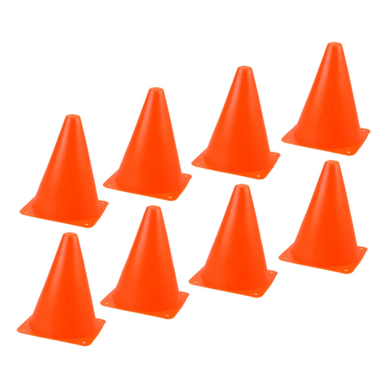 VANZACK Skate Soccer Obstacle 18cm Plastic Training Cones Exercise Cones for Sports Lightweight