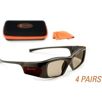 Amazon Com 3active Epson Compatible 3d Glasses Replacement For Epson Elpgs03 Rechargeable Multi Pack Home Audio Theater