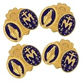 Matériau robuste : fabriqué en alliage de zinc, cet ornement en métal assure une durabilité et une finition soignée, idéal pour une utilisation à long terme comme figurines de bureau ou statues de bureau, décoration de badge de bureau, décoration de badge pliable