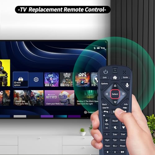 Télécommande compatible avec Dsh Network 54.0 de remplacement noire - 2