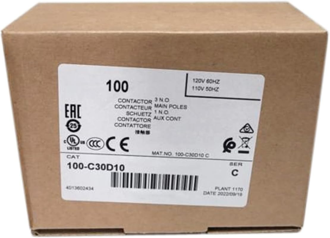 100C30D10 relais de puissance triphasé matériel électrique neuf certifié d'usine