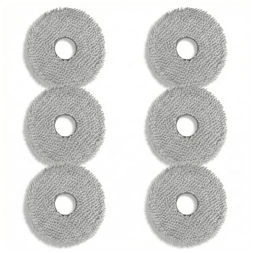 6 Pack Mop Pads Compatible for Dreame L40 Ultra/ L10S Ultra/