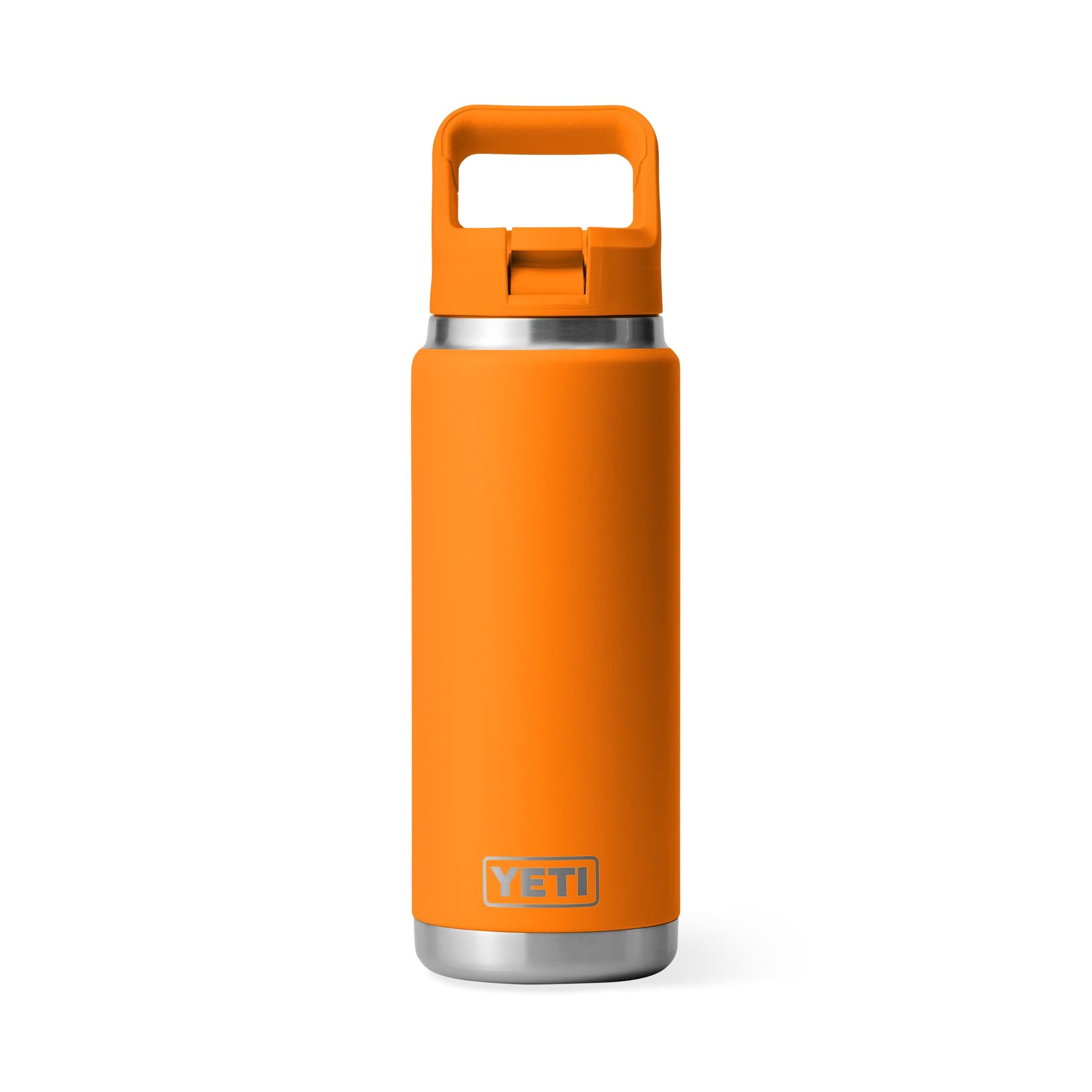 YETI Rambler C Bouteille à paille en acier inoxydable avec bouchon de paille – Crabe royal – 769 ml