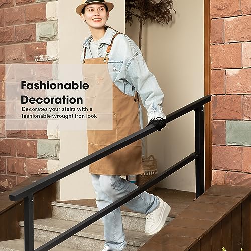 Vivosun Outdoor Handrail, 6 Step Stair Handrail thumb #2