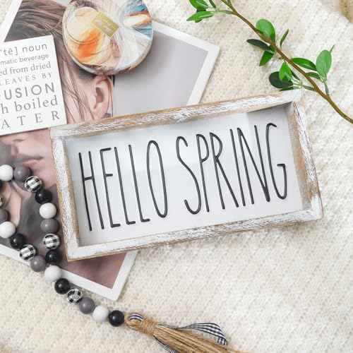 FESTWIND Spring Decorations for Home, Hello Spring...