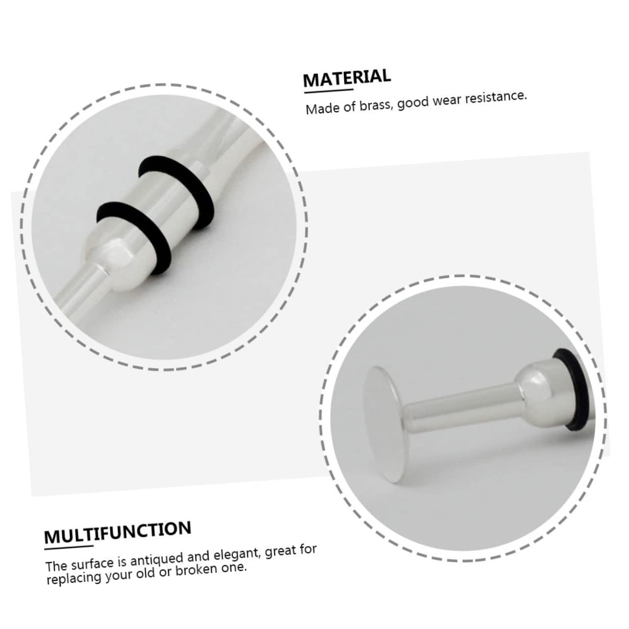 VICASKY Pcs Brass Mouth Strength Exerciser for Beginners Saxophone Clarinet Trumpet Embouchure Training Device Smooth Finish