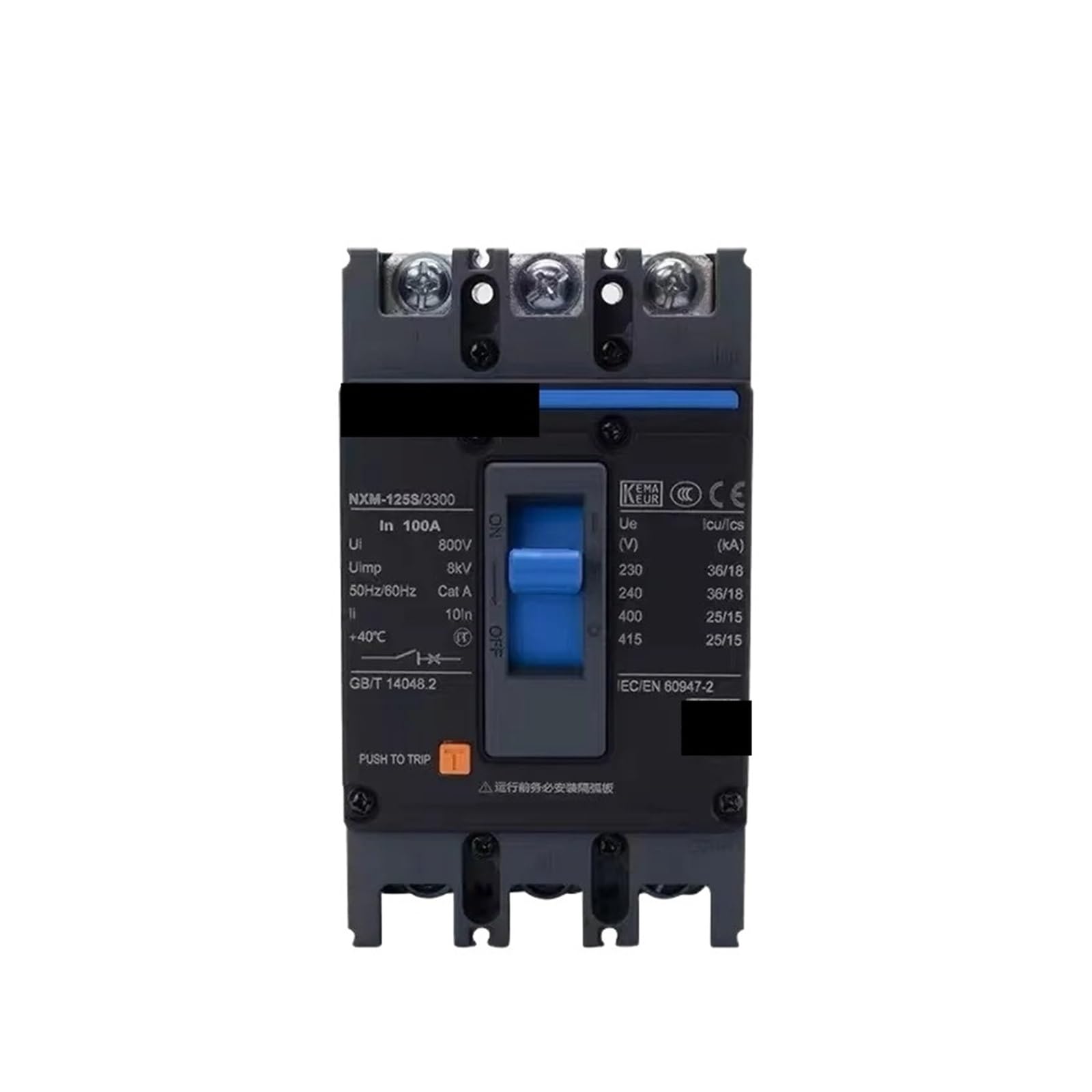 Disjoncteur NSX100F 160A 250A 630A pour éviter les pannes électriques industrielles