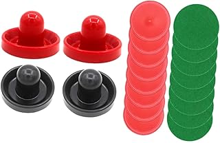 INOOMP 1 Conjunto De Brinquedos De Disco De Hóquei De Ar Hóquei De Ar De Mesa Acessórios De Reposição De Hóquei De Ar Hóquei De Ar Mesas De Jogo Pucks Pás Empurradores De Hóquei