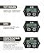 UBOG Tachometer,Small Engine Tachometer,Car Accessories Tachometers for Small Engines,Waterproof Inductive Tachometers for Chainsaw Marine ATV Motorcycle UTV Engine Lawn Mower