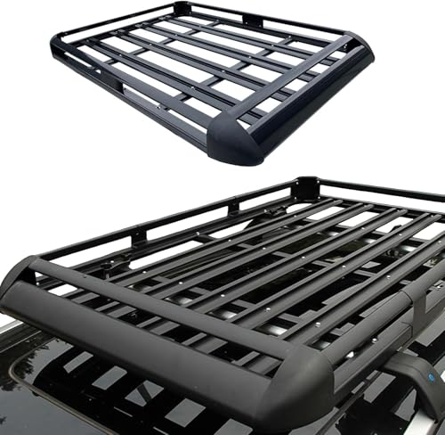 MadongJ Porte Bagages de Toit de Voiture pour Jeep Wrangler RHD/Sahara Altitude/High Altitude/Rubicon 392, Panier de Toit Galerie de Toit Panier à Bagages pour Transporter Matériels