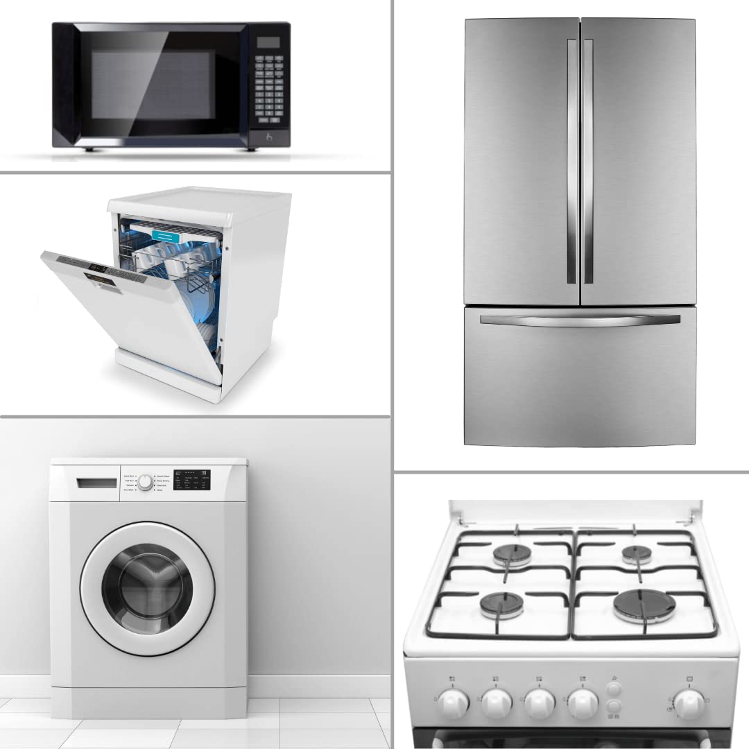 MagicEzy Appliance RepairEzy - (czarna) | farba do retuszowania urządzenia | naprawa zarysowań do kuchenki, kuchenki mikrofalowej, lodówki | emalii, metalu, stali nierdzewnej |
