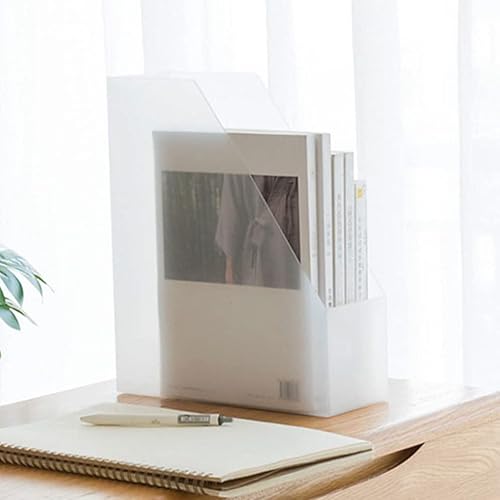 Miniatura 7 de Estante de almacenamiento de archivos de 2 uds, estante de documentos de escritorio, estante de archivos de plástico, estante de almacenamiento de