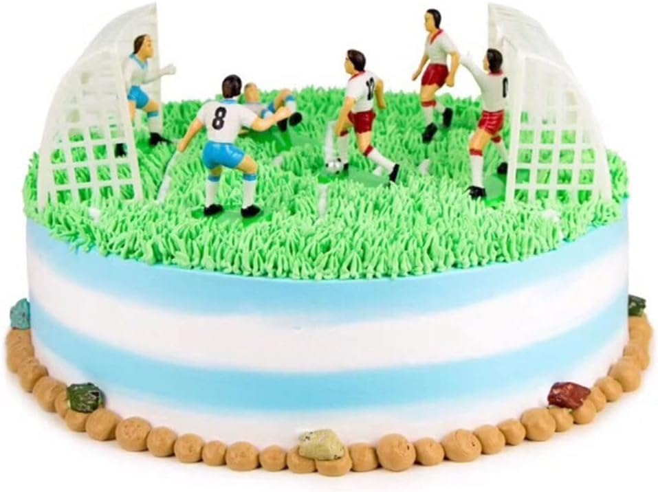 1Set Soccer Cake Topper - Image 2