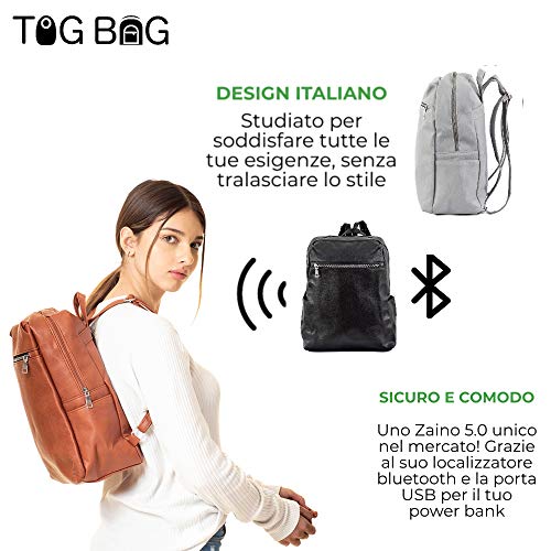 TAGBAG Zaino 7906 Uomo Donna Unisex Ecopelle