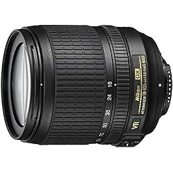 Objetivos Nikon D3400 Nikon AF-S DX VR 18-105mm G - Objetivo para Montura F de Nikon (Distancia Focal 27-157.5mm, Apertura f/3.5-5,6, estabilizador) Color Negro