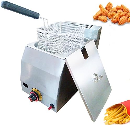 Deep Fryer 8 LT - TB-Industrial Propane - LPG Deep Fryer. CE Certificate (8 LT) TurcoBazaar Brand