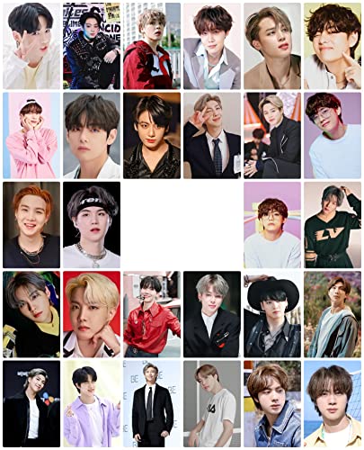 PRINTNET Pack of 77 BTS Band Members Photocards collection, HD Quality, Multicolour, (4.4 x 3 Inch)