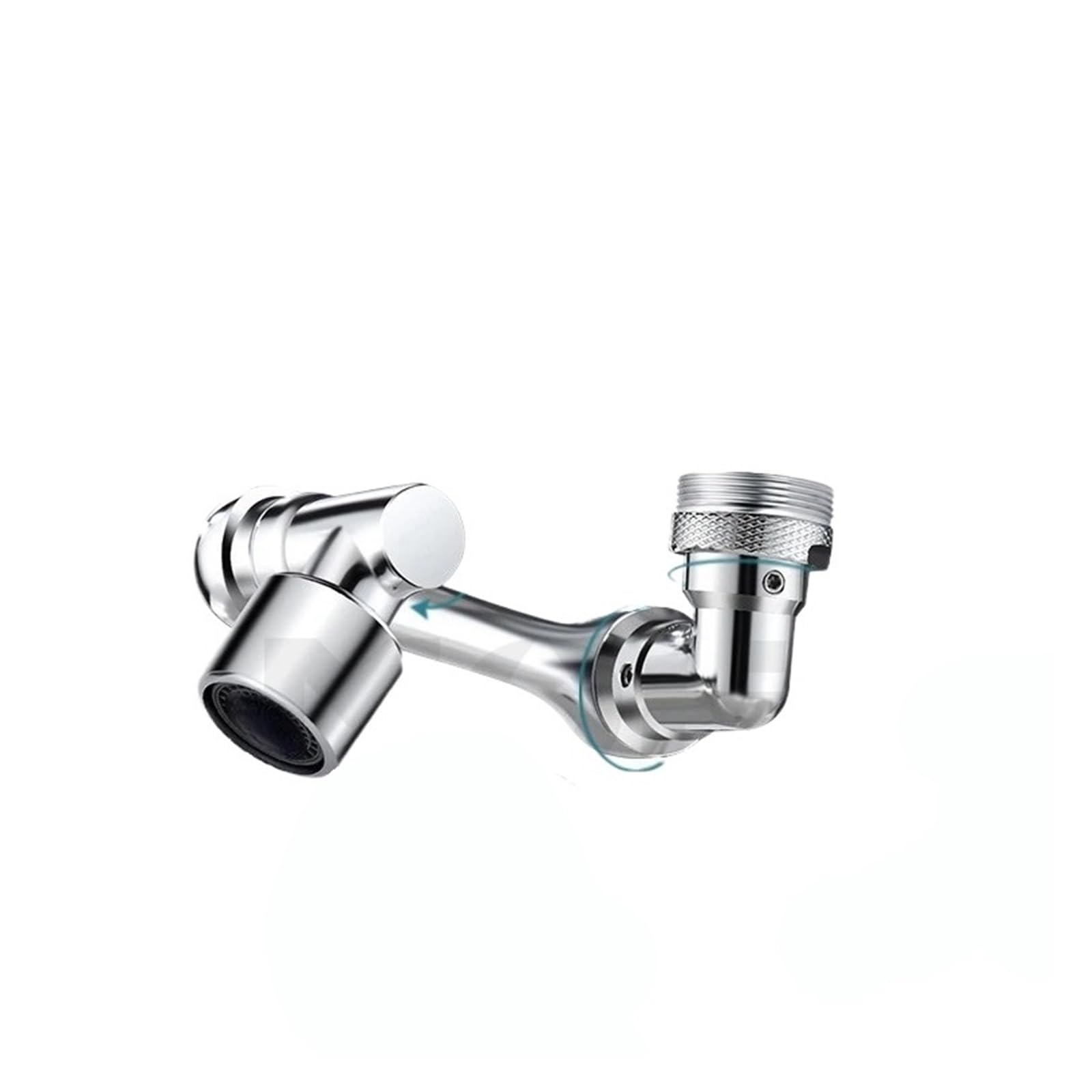 1080° Universal Rotation Faucet Extender Sprayer Head Kitchen Robot Arm Extension Faucets Mixer Aerator Bubbler Water Tap Nozzle(1080 Degree Single)