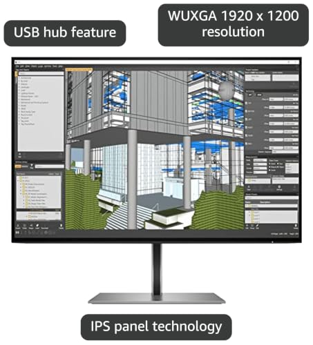 Image of HP Z24n G3 24 inch WUXGA LED LCD Monitor - 16:9 - Silver