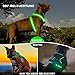 KOSKILL LED Hundegeschirr Wiederaufladbares Beleuchtetes Hundegeschirr Leuchtet Im Dunkeln LED Hundeweste Reflektierend Hundelichter für Nachtspaziergänge (Grün, M)