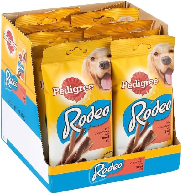 Pedigree Rodeo Dog Treats With Beef, (98 Sticks) [MS] Amazon.co.uk