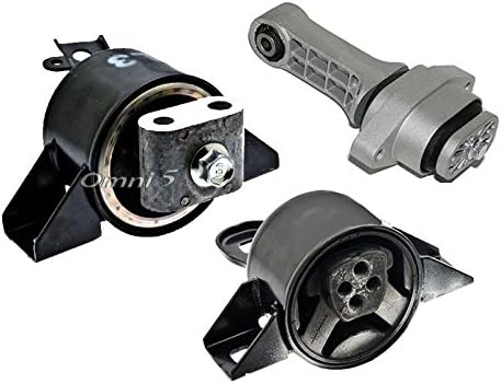 K2051 Compatible con Chevrolet Aveo 2004-2011 / Aveo5 / Pontiac Wave / Wave5 1.6L Motor y montaje de transmisión 3 piezas: A5350, A5378, A5351
