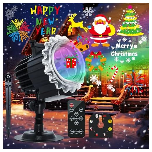 Décoration Noël,MOSSNDAR 96 Motifs Projecteur Noël Exterieur,Étanche Projecteur Extérieur LED Noël avec Télécommande,Lumière Projection pour Intérieur Fête Cotillons Nouvel An Anniversaire,Cadeau