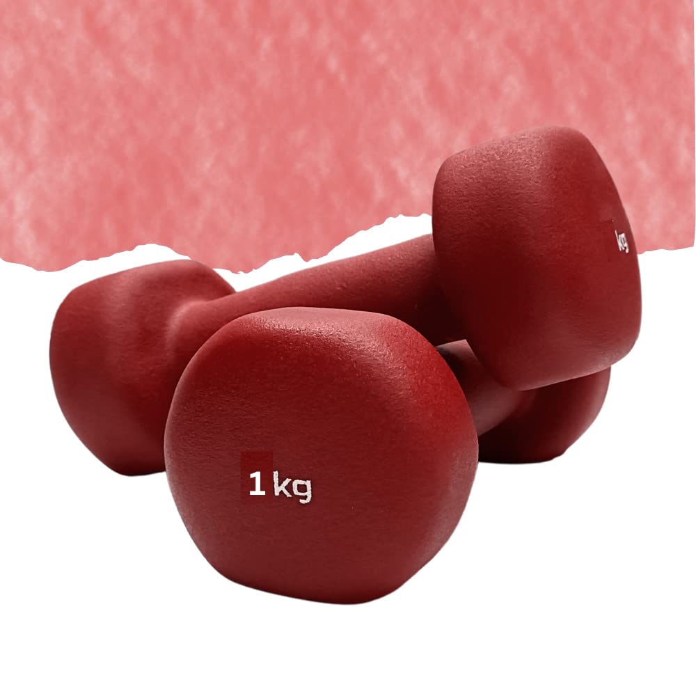 SIGNATRON Set of 2 (1 Kg - 5 Kg) NEOPRENE Dumbbells and Fitness Kit for Men and Women Whole Body Workout (2 Kg (1 Kg x 2)) (B08Y8S51XT) Amazon Price History, Amazon Price Tracker