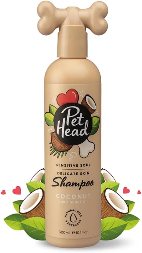 Sensitive Soul Dog Shampoo | Coconut Scent | Shampoo for Dogs with Sensitive Skin | Professional Grooming | Vegan | Gentle Formula for Puppies | 300ml